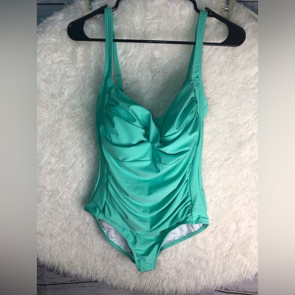 VENUS Aqua One-Piece Swimsuit NWT Size 16 - Picture 7 of 15